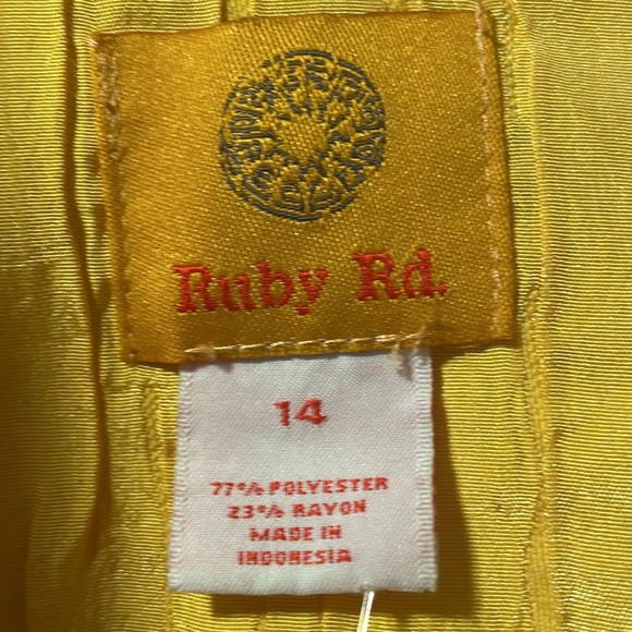 Yellow Ruby Rd jacket - Picture 3 of 5